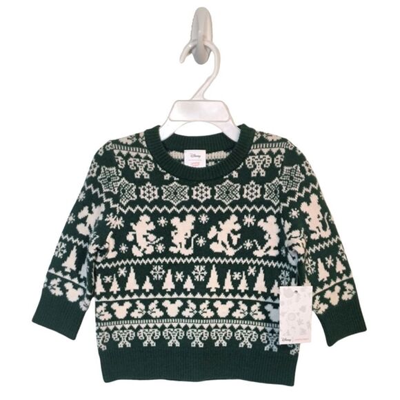 Jumping Beans Disney Mickey Mouse Fair Isle Sweater - Picture 1 of 2